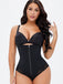 One piece Breasted Zipper Waist Abdomen Shapewear