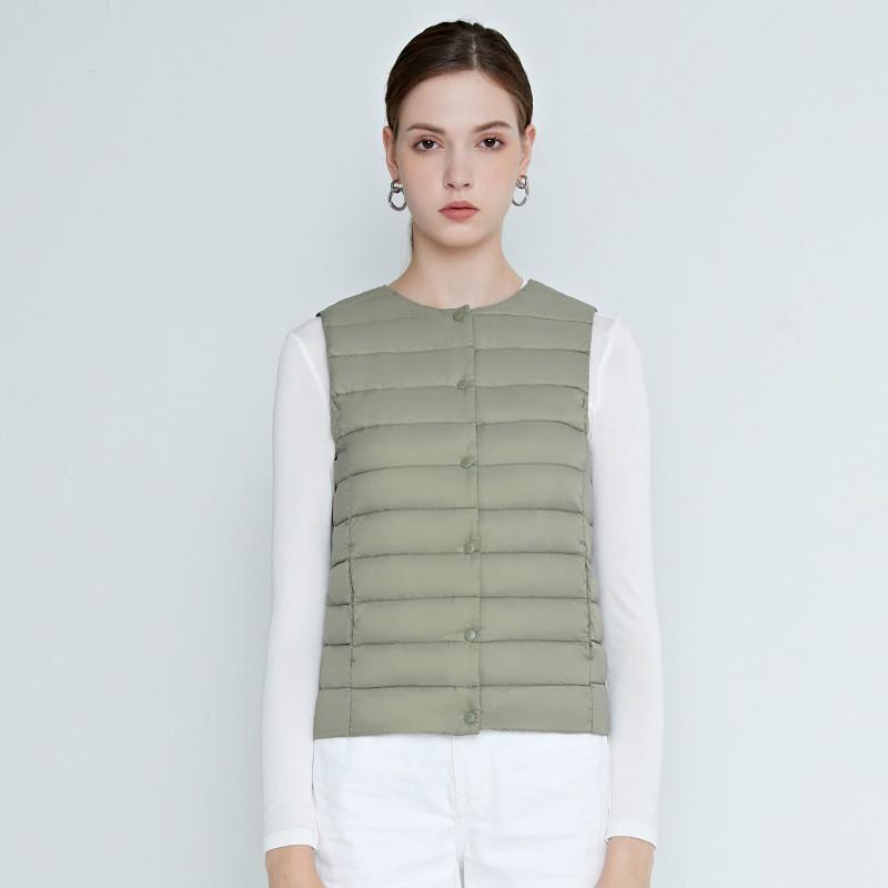 Casual Pure Colour Short Light Vest
