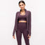 Elastic Zipper Running Long Sleeve Yoga Jacket