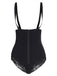 One piece Breasted Zipper Waist Abdomen Shapewear