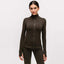 Elastic Zipper Running Long Sleeve Yoga Jacket