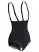 One piece Breasted Zipper Waist Abdomen Shapewear