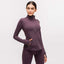 Elastic Zipper Running Long Sleeve Yoga Jacket