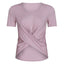 Solid color leisure short sleeve