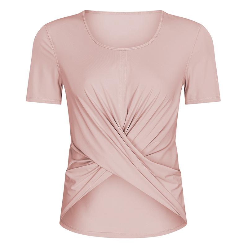 Solid color leisure short sleeve