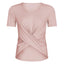 Solid color leisure short sleeve