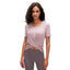 Solid color leisure short sleeve