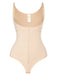 Woman Thong One Piece Buttoned Zip Body Shaper
