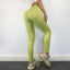 Middle Waist Hip Solid Color Training Fitness Yoga Pants