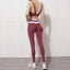 Contrast Splicing Yoga Suit