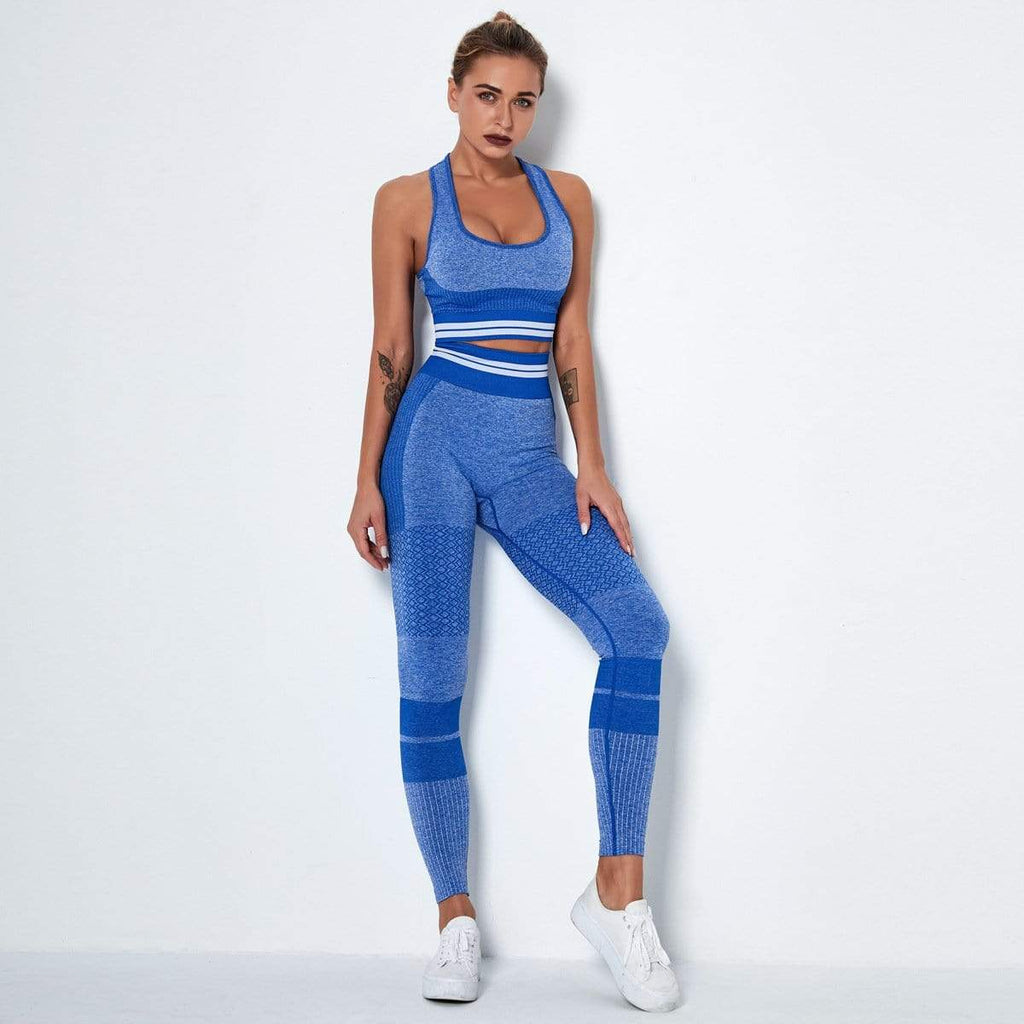 Knitted Seamless Hip Lifting Professional Fitness Suit