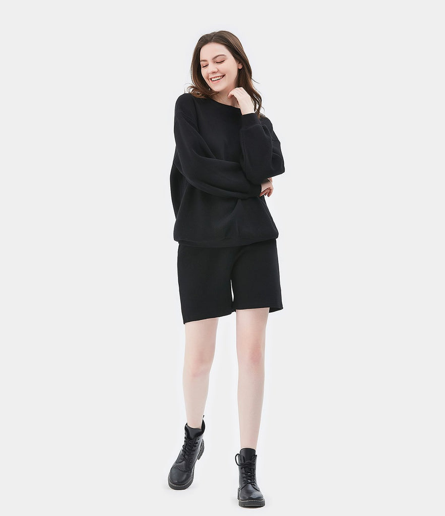 Sweatshirt Shorts Loungewear Set
