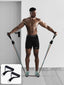 Calliven: Resistance Bands Set Include 5 Stackable Exercise Bands