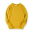 Round Neck Solid Color Sweatshirt