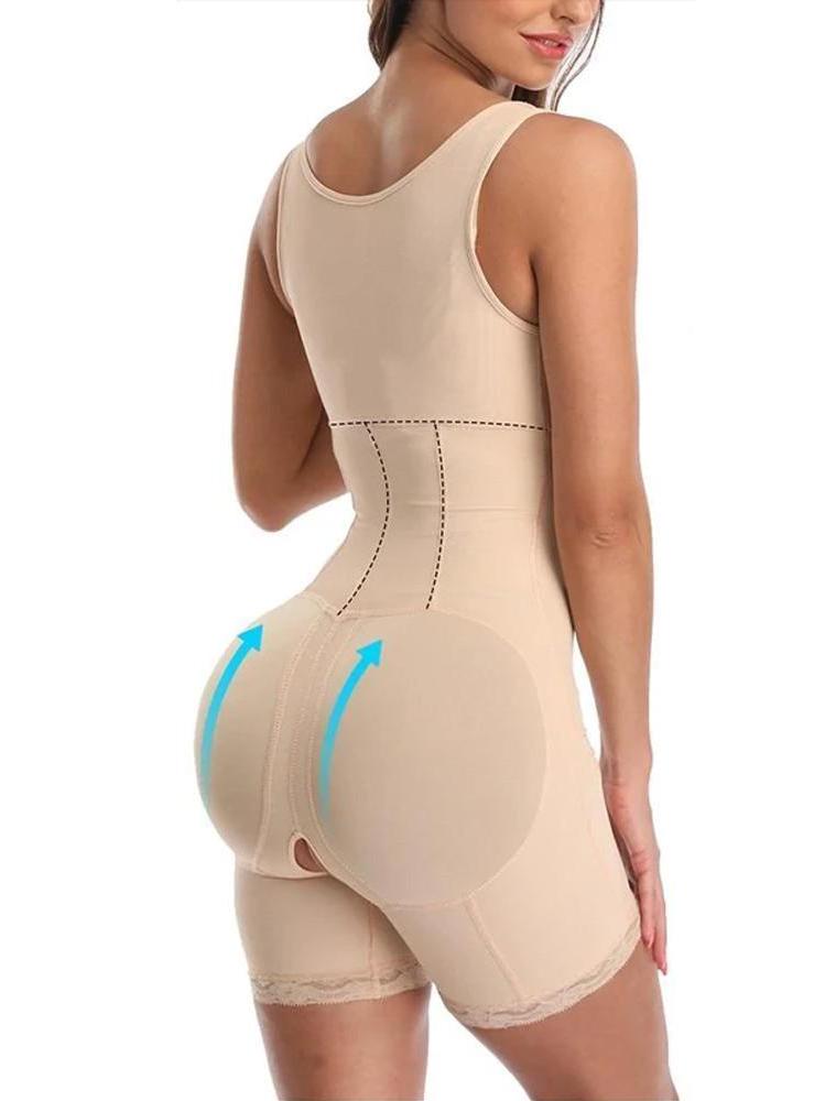 Women Slimming Underwear Plus Size Zipper Body Shaper