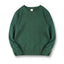 Round Neck Solid Color Sweatshirt