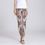 European American Leopard Print Step Foot Yoga Pants