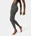 High Waisted Camo Waistband Pocket Leggings