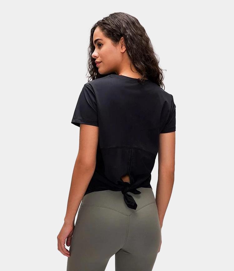 Twisted Detail Short Sleeve Top