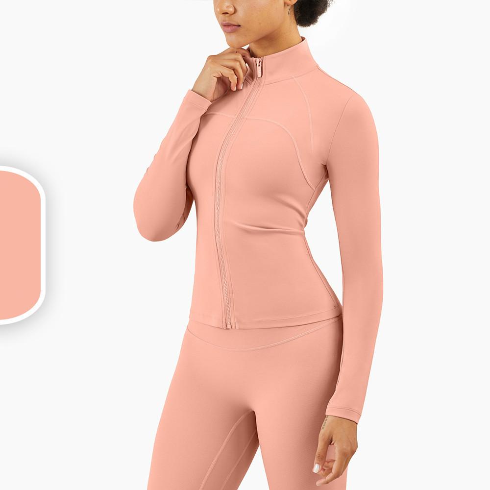 Casual Pure Colour Trendy Yoga Jacket