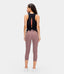 Not Basic High Neck Sleeveless Flutter Top