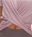 Twist Turn Front Short Sleeve Top