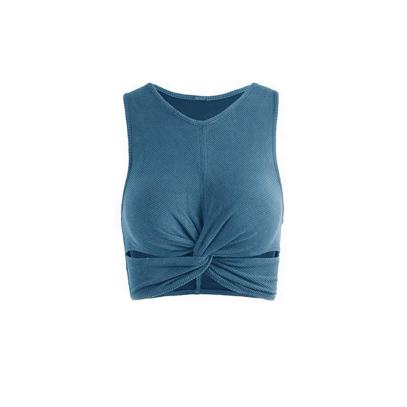 Knotted Rib Running Yoga Bra
