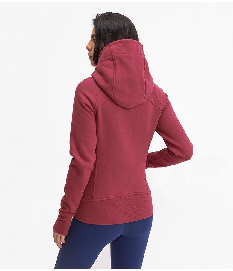 Bloom Hooded Zip Front Sports Jacket