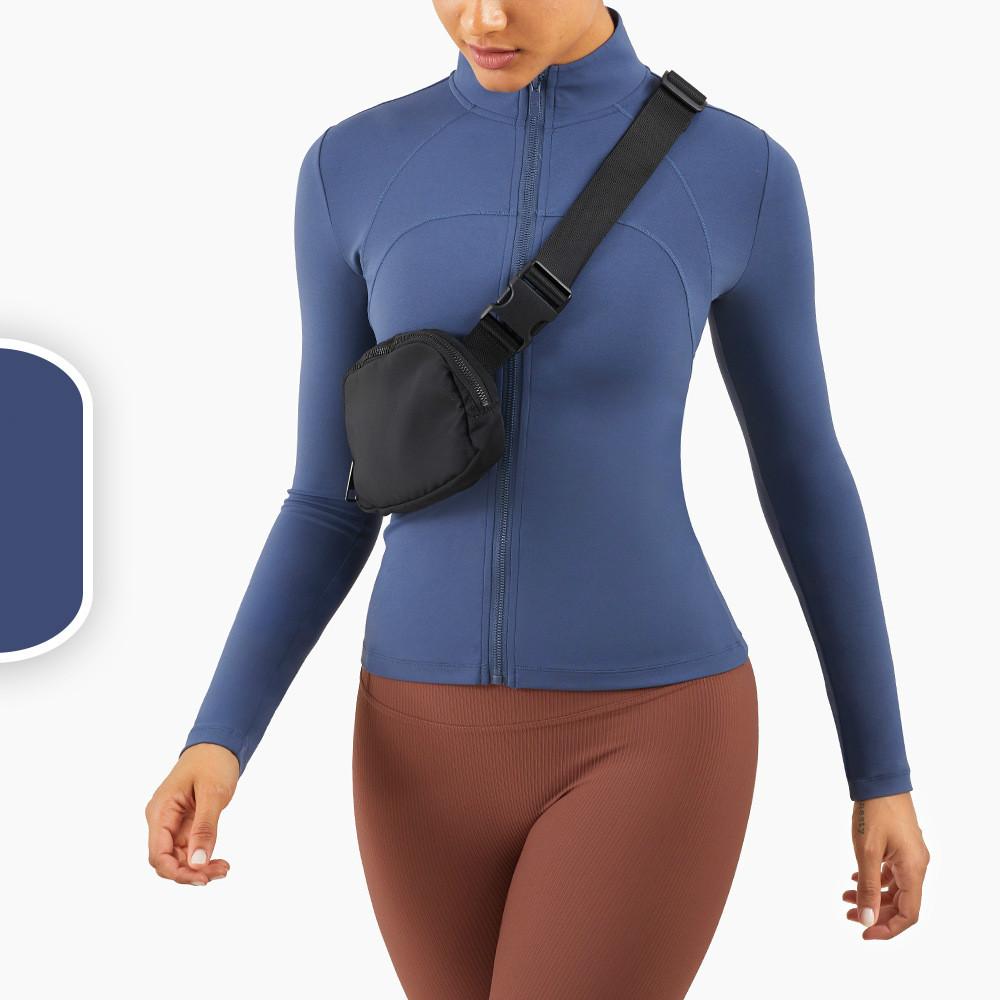 Casual Pure Colour Trendy Yoga Jacket