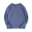 Round Neck Solid Color Sweatshirt