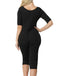 Slimming bodysuit sleeves