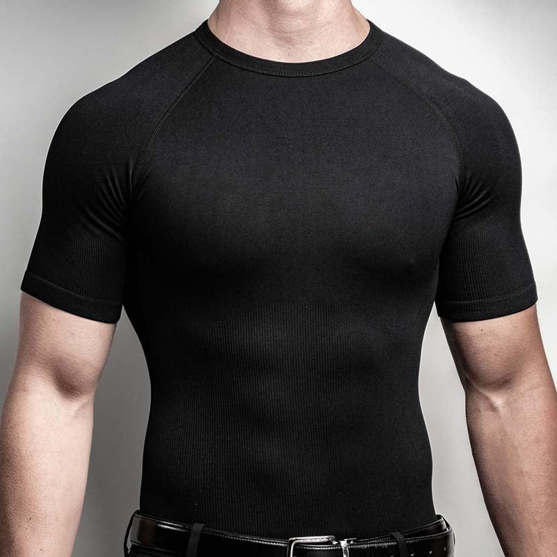 Gymonster Body Building Posture Corrector Undershirt Crew Neck