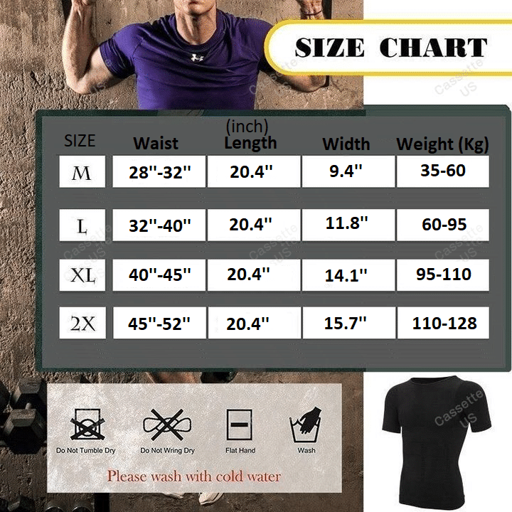 Summer Limited Time Men Shaper Cooling shirt