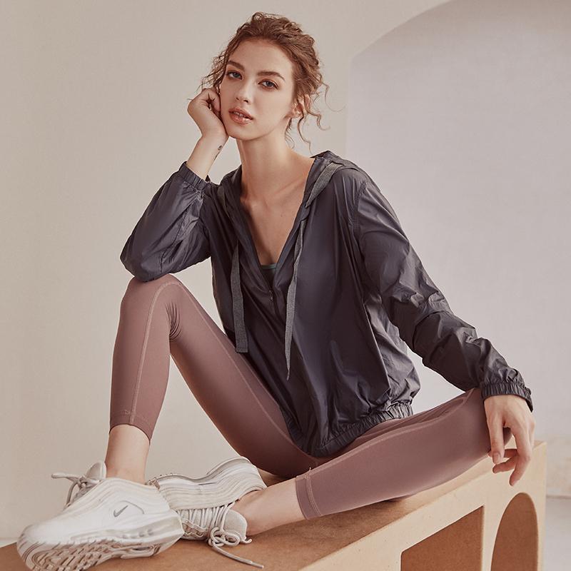 Trendy Pure Colour Fitness Jacket