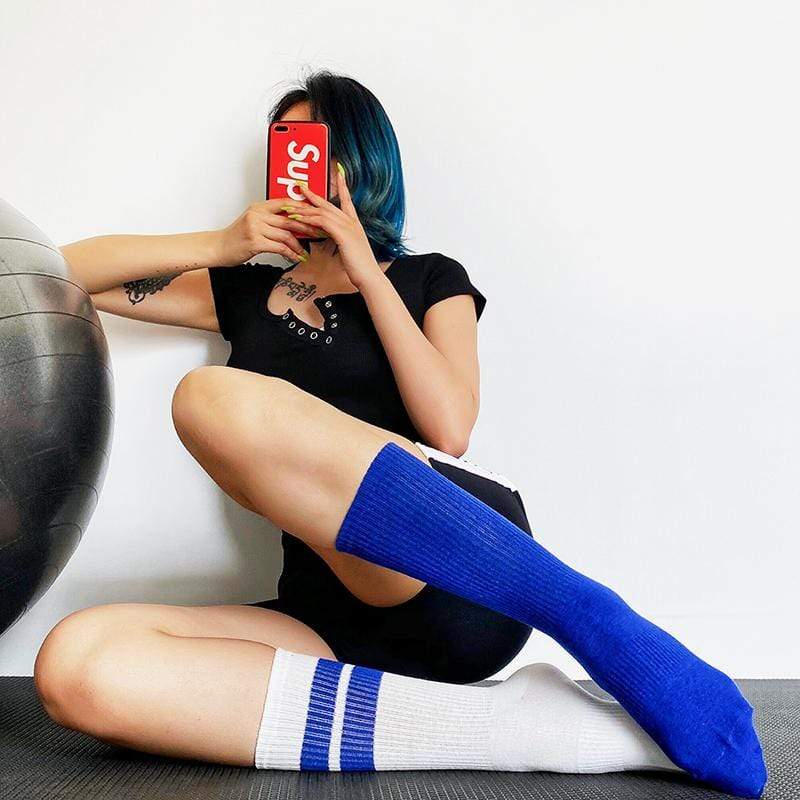 Left Right Asymmetric Neutral Leisure Sports Skateboard Socks