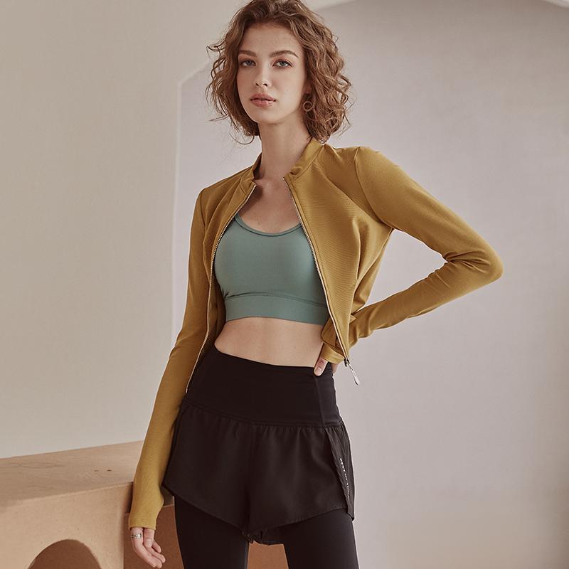 Fitness Pure Colour Yoga Jacket