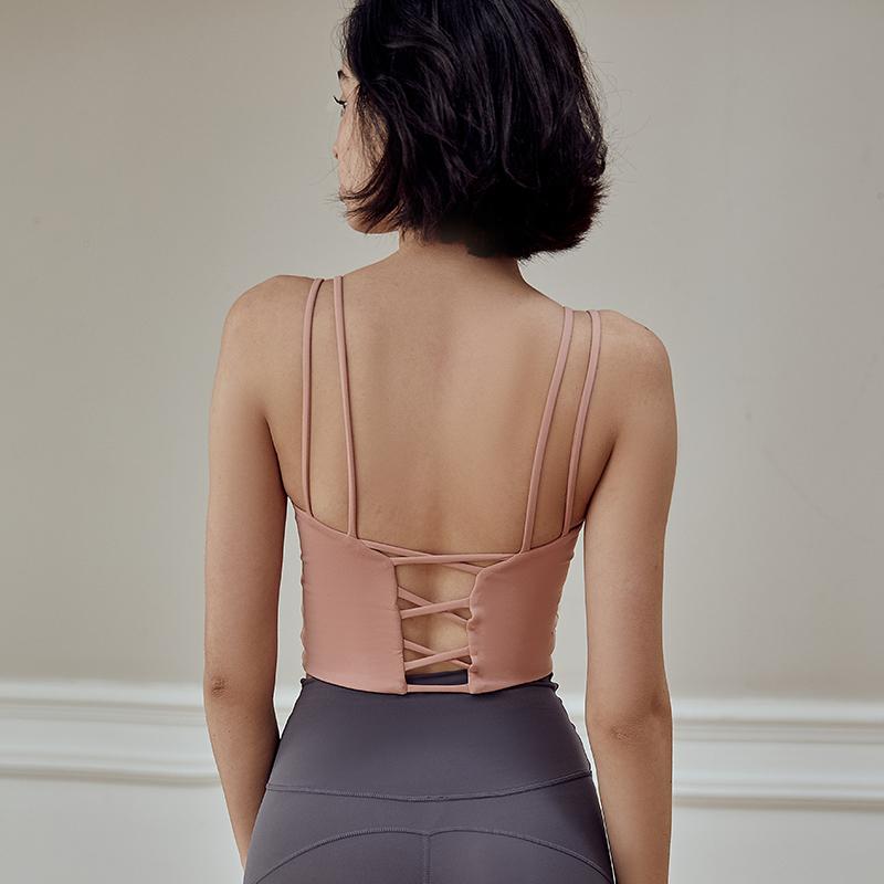 Casual Backless Low Impact Sports Bra