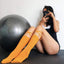 Strap Combed Cotton Middle Tube Sports Socks