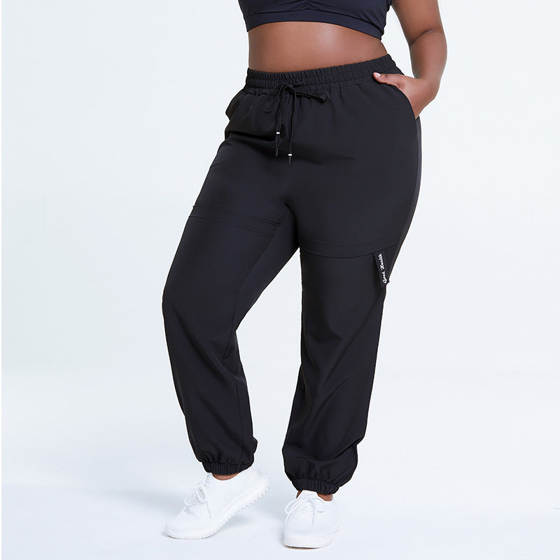 Women Plus Size Sweatpants Loose Harem Pants