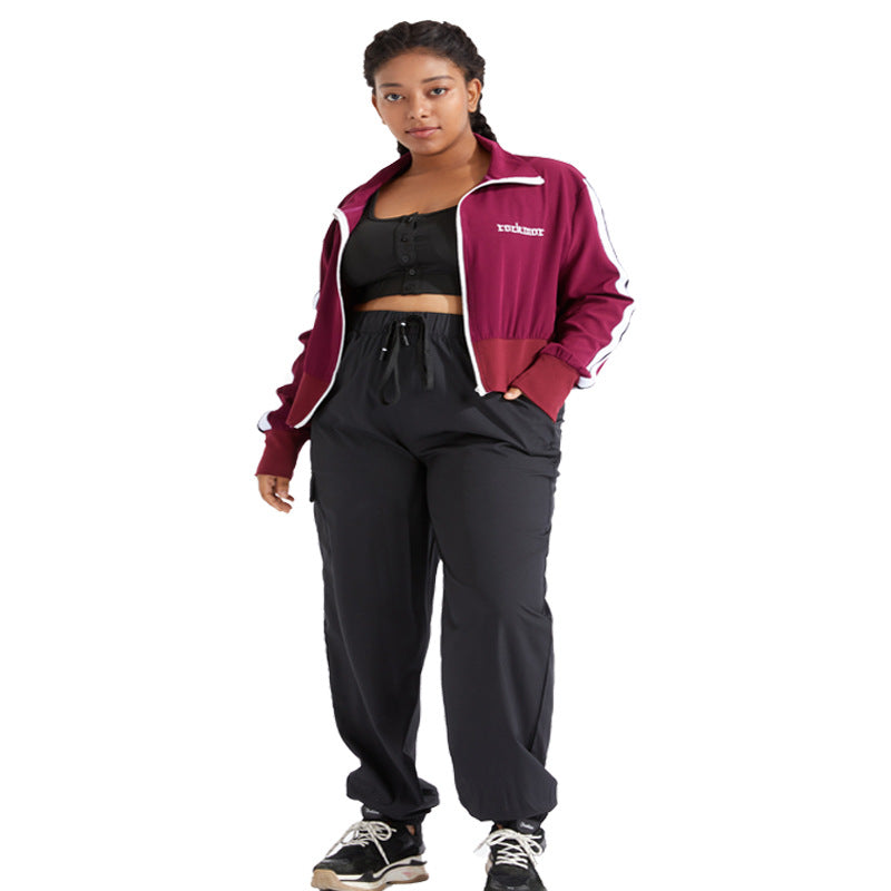 Large Size Fitness Suit Running Yoga Long sleeved Top