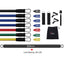 Calliven Pilates Bar Kit Resistance Band Portable Home Gym Workout Package Foot Loop Total Body