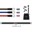 Calliven Pilates Bar Kit Resistance Band Portable Home Gym Workout Package Foot Loop Total Body