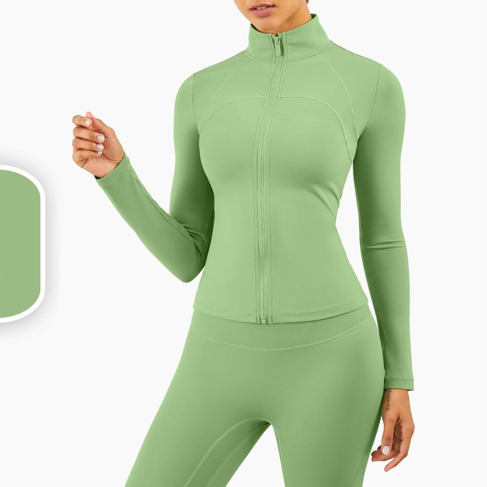 Casual Pure Colour Trendy Yoga Jacket