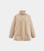 Zip Front Oversized Sherpa Coat