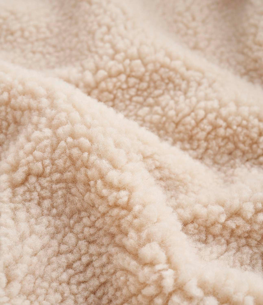 Zip Front Oversized Sherpa Coat