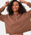 Solid Color Polo Sweatshirt