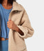 Zip Front Oversized Sherpa Coat