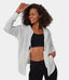 Zip Front Hooded Sports Top